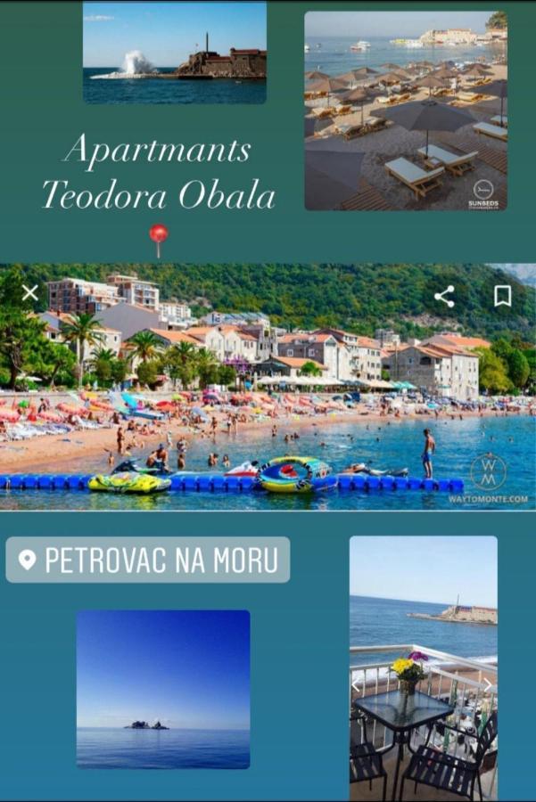 Apartments Teodora Obala Petrovac Ngoại thất bức ảnh